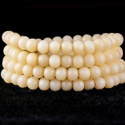 White Camel Bone Beads-ToShay.org