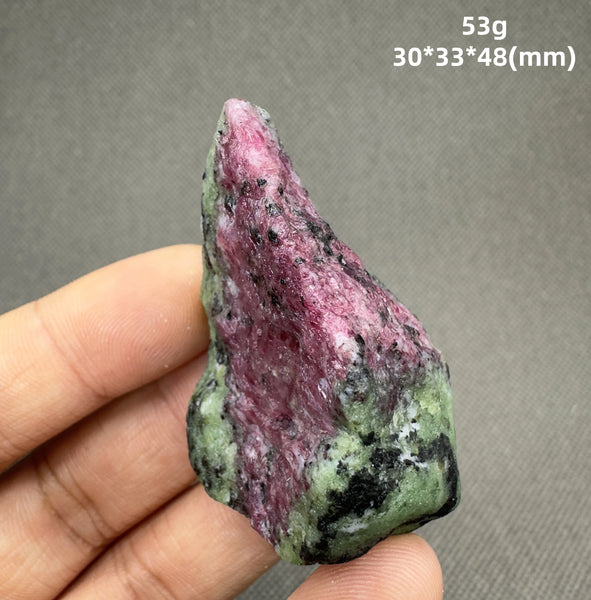 Red Green Ruby Epidote-ToShay.org