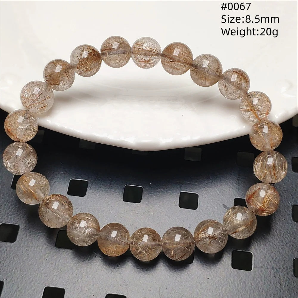 Silver Rutilated Quartz Bracelet-ToShay.org