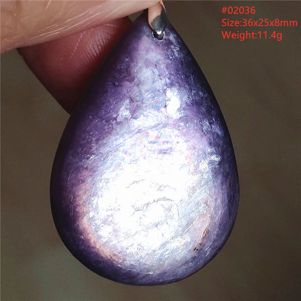 Purple Lepidolite Pendant-ToShay.org