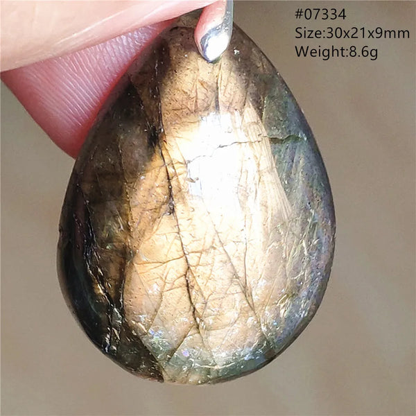 Blue Light Labradorite Pendant-ToShay.org