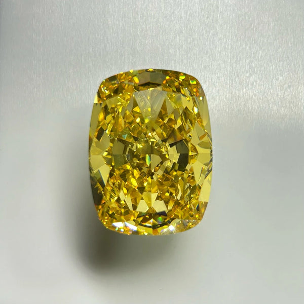 Yellow Crushed Ice Cubic Zirconia-ToShay.org