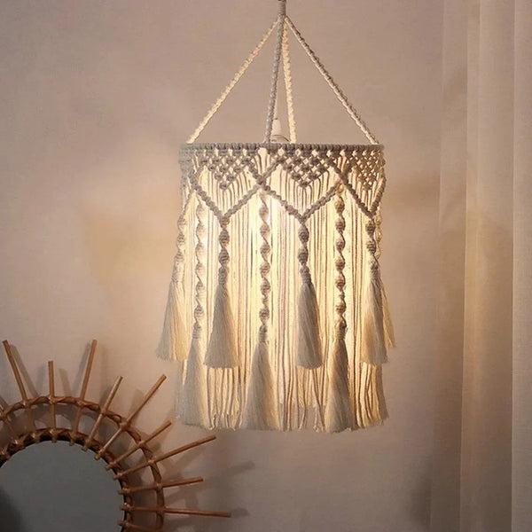 Macrame Lampshade-ToShay.org