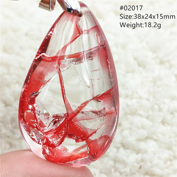 Red Limonite Quartz Pendant-ToShay.org