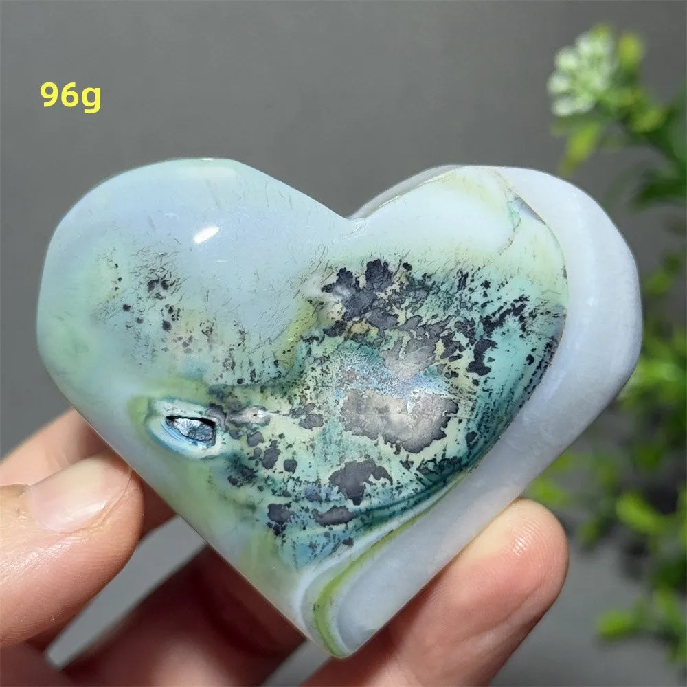Green Agate Heart-ToShay.org