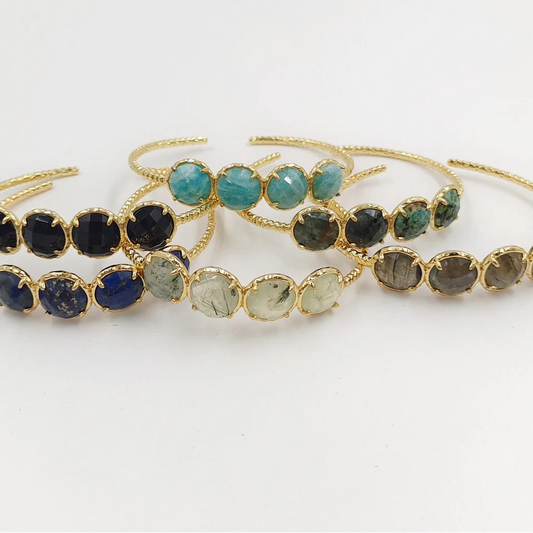 Mixed Crystal Cuff Bracelets-ToShay.org