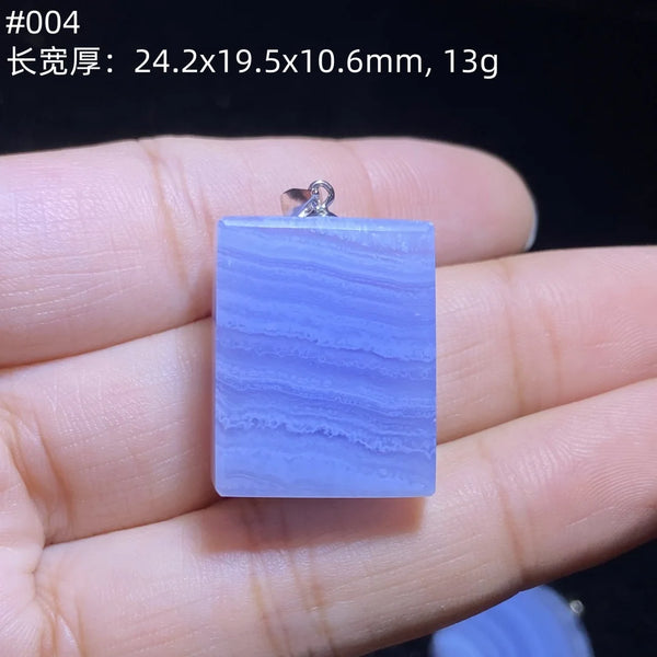 Blue Lace Agate Pendant-ToShay.org