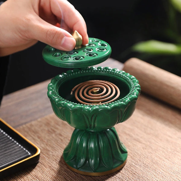 Lotus Incense Burner-ToShay.org