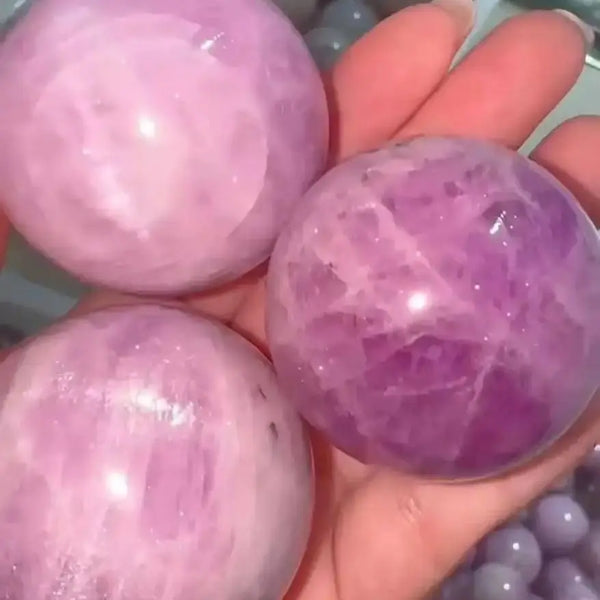 Purple Kunzite Ball-ToShay.org