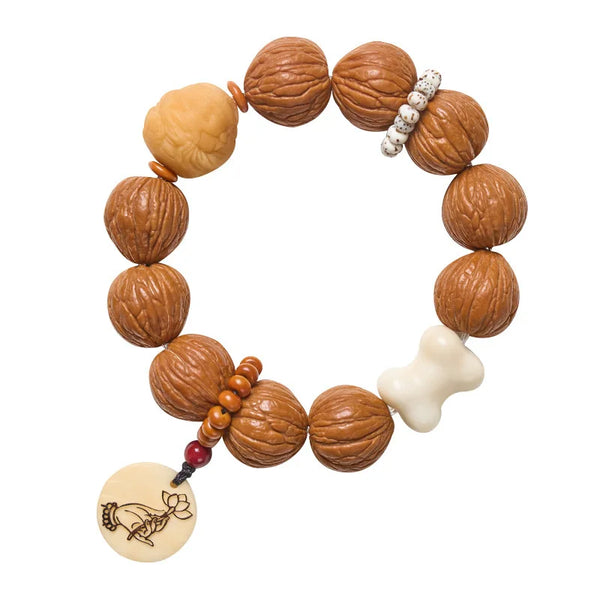 Brown Bodhi Buddha Beads-ToShay.org