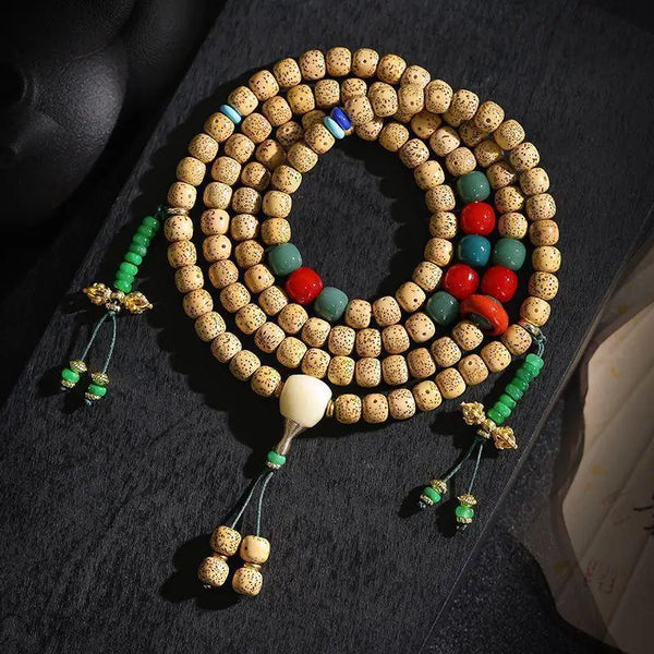 Brown Star Moon Bodhi Beads-ToShay.org