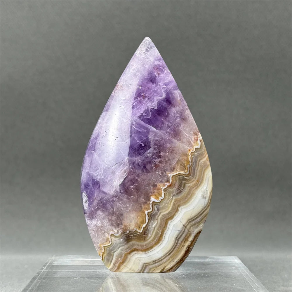 Purple Amethyst Agate Torch-ToShay.org