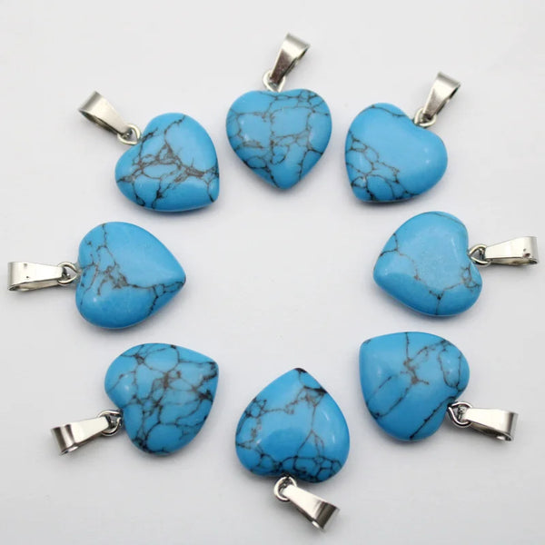 Mixed Quartz Crystal Heart-ToShay.org