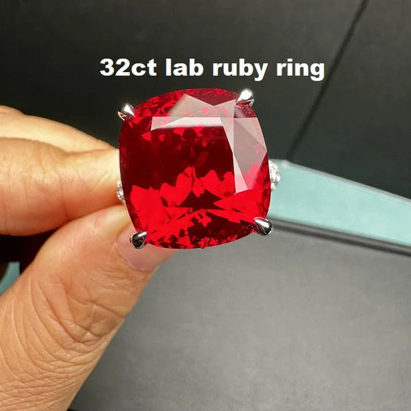 Red Ruby Cubic Zirconia-ToShay.org