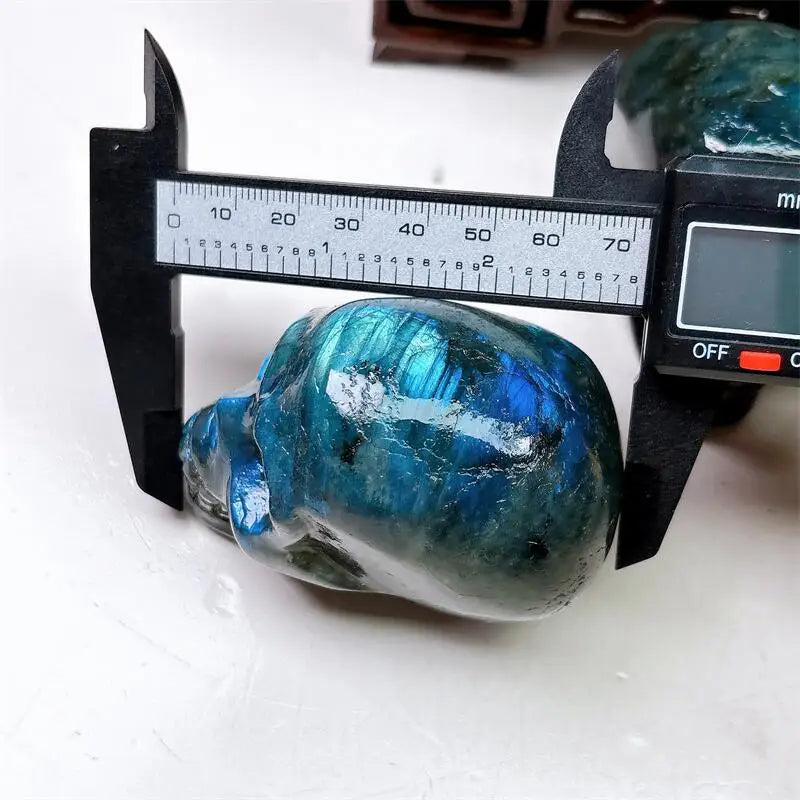 Blue Labradorite Skull-ToShay.org