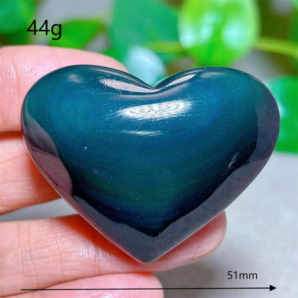 Rainbow Obsidian Heart-ToShay.org