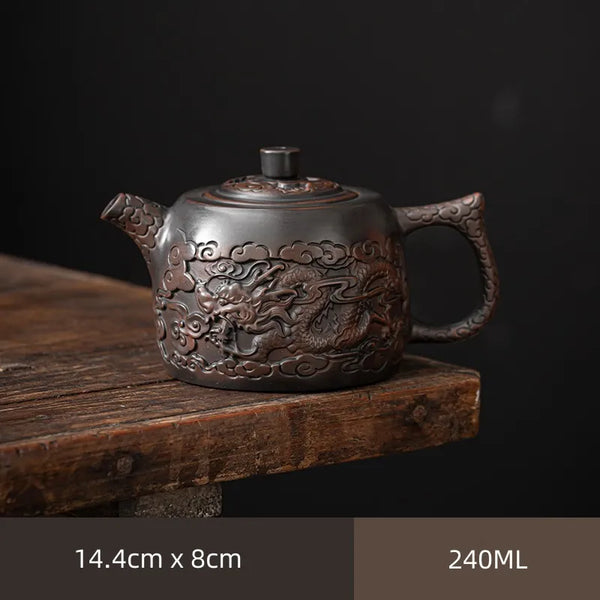 Dragon Clay Teapot-ToShay.org