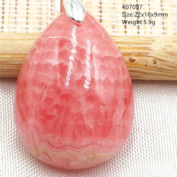 Red Rhodochrosite Pendant-ToShay.org
