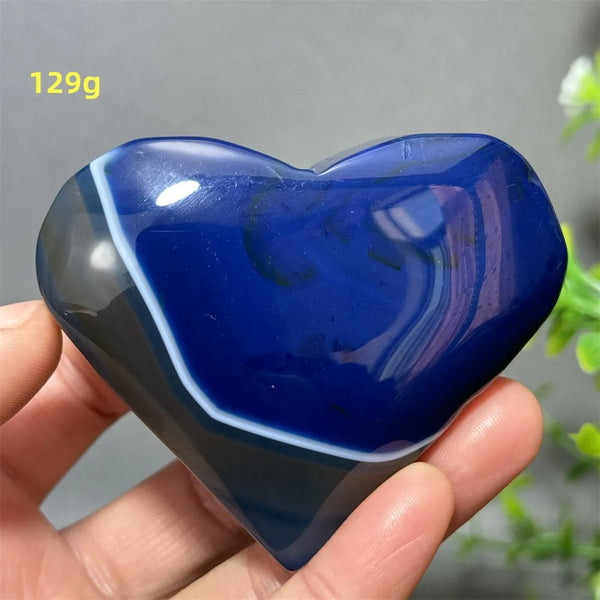 Blue Agate Heart-ToShay.org