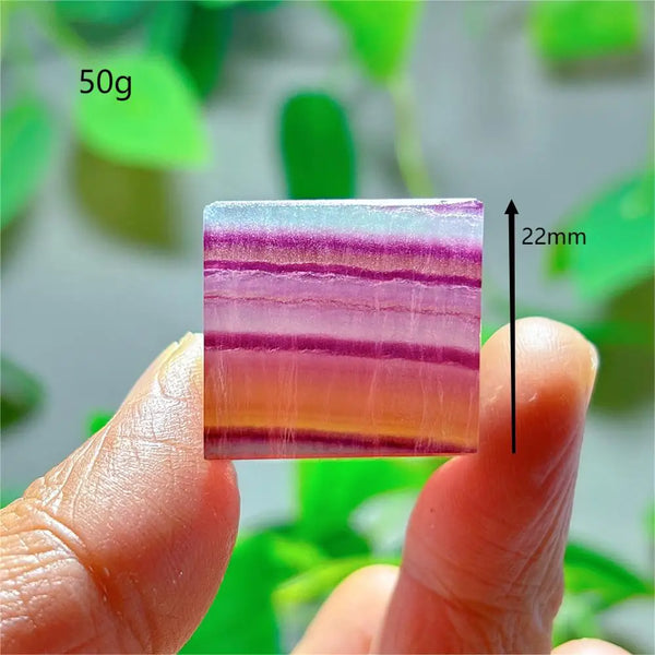 Purple Fluorite Crystal Square-ToShay.org