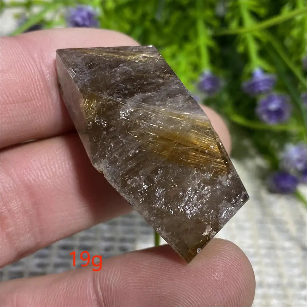 Gold Rutilated Quartz Rock-ToShay.org