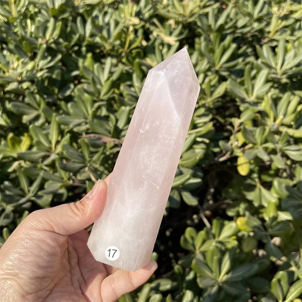 Pink Rose Quartz Point-ToShay.org