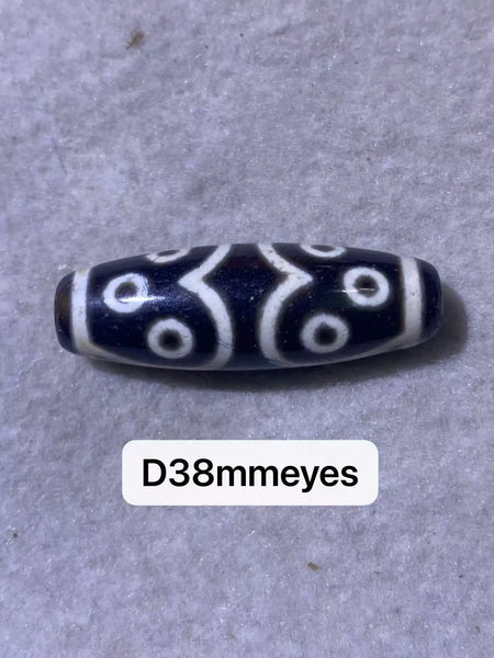 Tibetan Agate Eyes Dzi Beads-ToShay.org