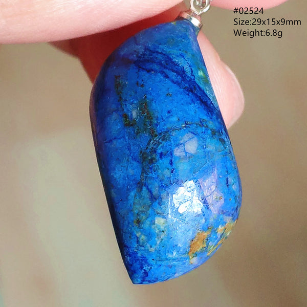 Blue Azulite Pendant-ToShay.org