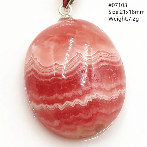 Red Rhodochrosite Pendant-ToShay.org