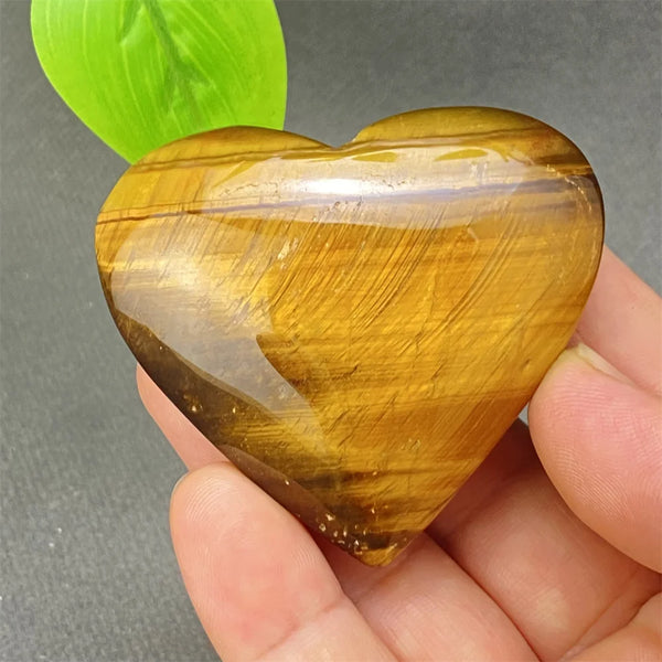 Yellow Tiger Eye Heart-ToShay.org
