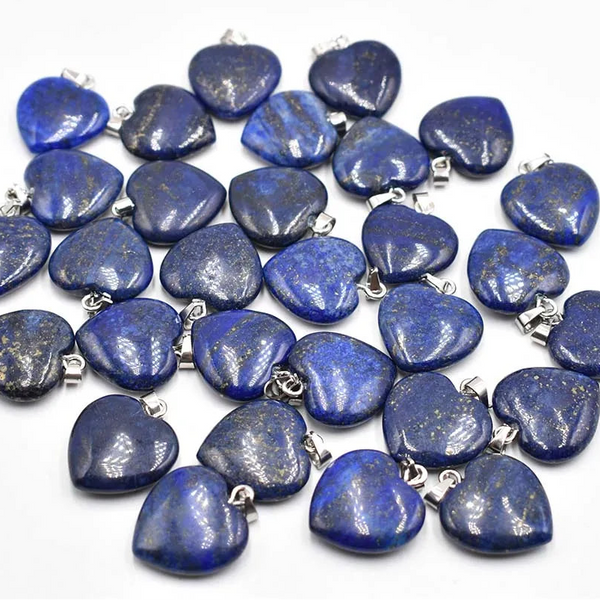 Blue Lapis Lazuli Hearts-ToShay.org