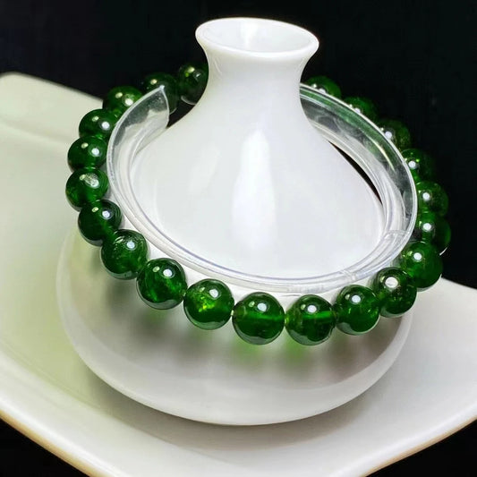Green Chrome Diopside Bracelet-ToShay.org