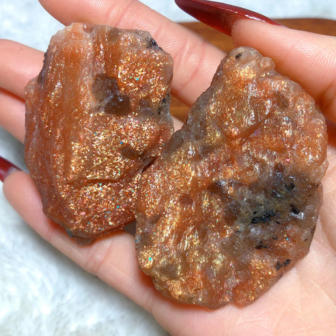 Orange Sunstone Crystal-ToShay.org