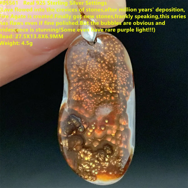 Red Fire Agate Pendants-ToShay.org