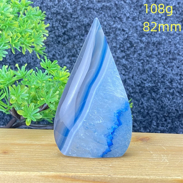 Blue Agate Torch-ToShay.org