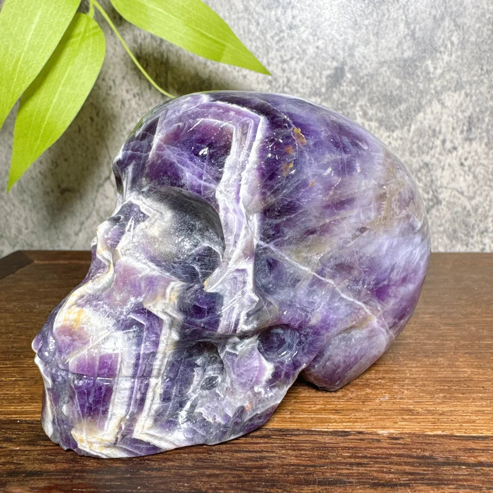 Purple Dream Amethyst Skull-ToShay.org