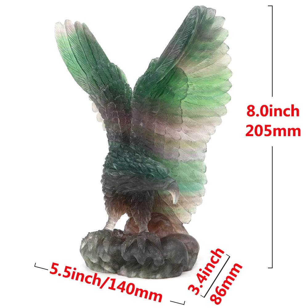 Green Fluorite Eagle-ToShay.org
