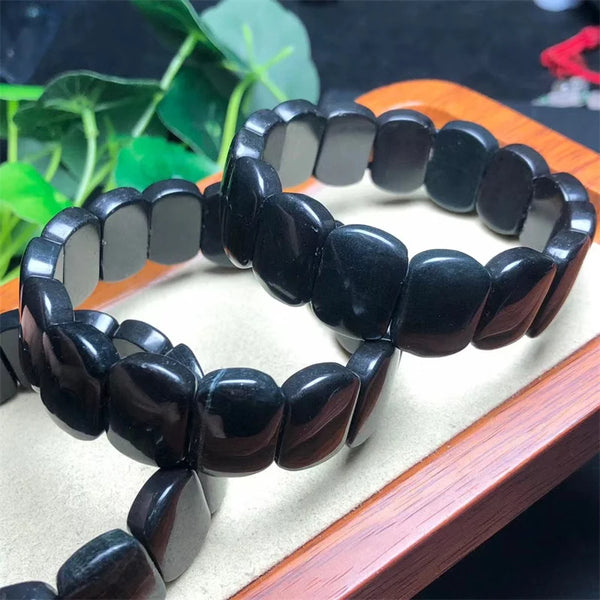 Black Schungite Bangle-ToShay.org