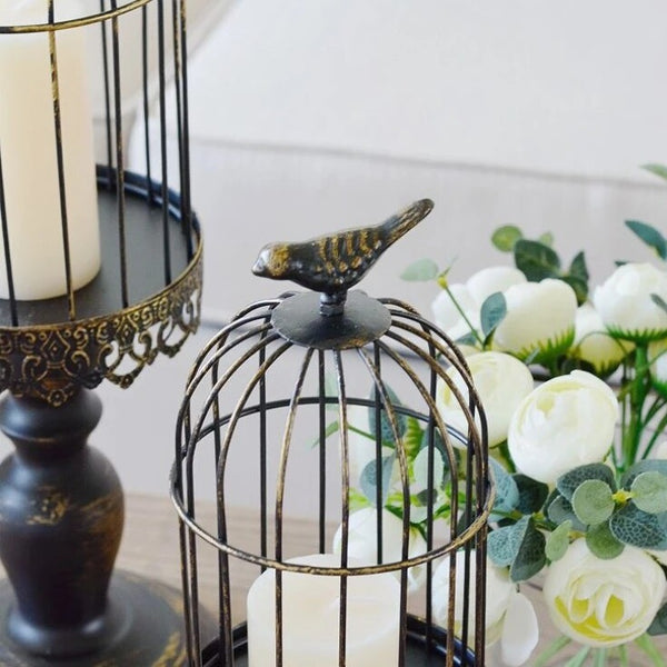 Bird Cage Candle Stand-ToShay.org