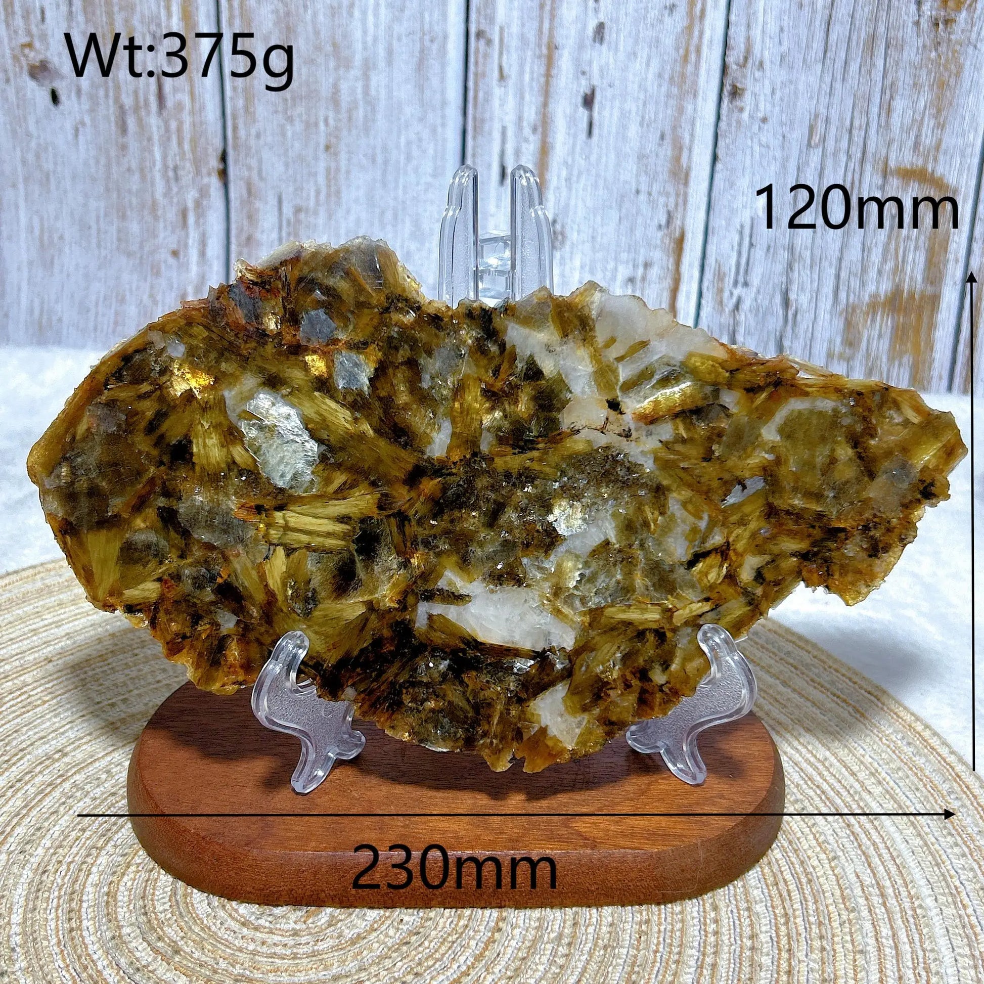 Gold Flash Phlogopite Mica Slab-ToShay.org