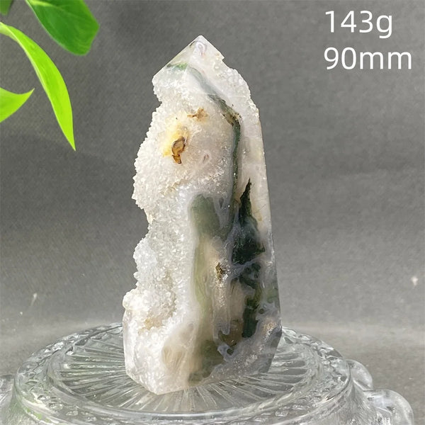 Green Aquatic Agate Point-ToShay.org