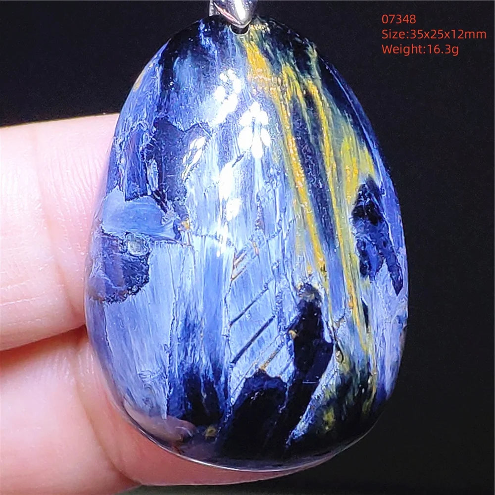 Blue Pietersite Pendant-ToShay.org