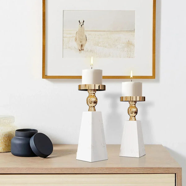 Marble Candlestick Holder-ToShay.org