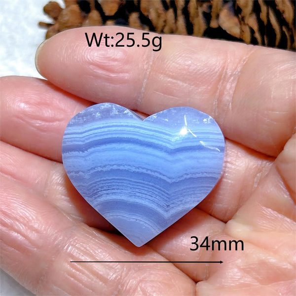 Blue Lace Agate Heart-ToShay.org