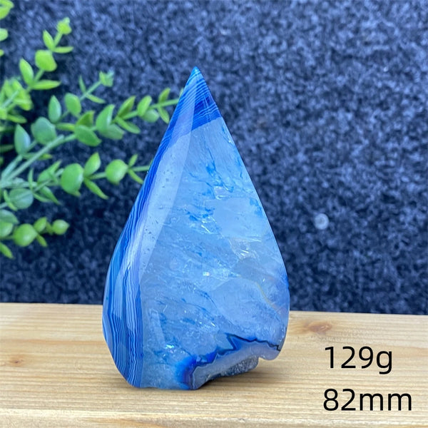 Blue Lace Agate Torch-ToShay.org