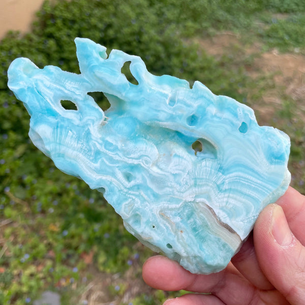 Blue Hemimorphite Slab-ToShay.org