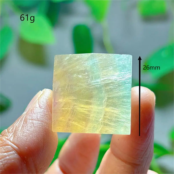 Purple Fluorite Crystal Square-ToShay.org