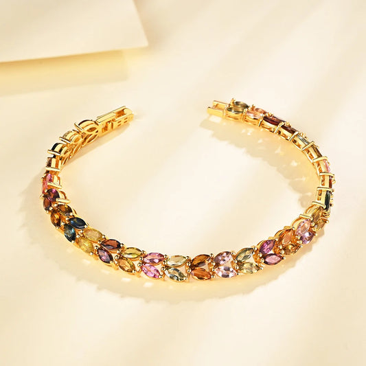 Mixed Tourmaline Bracelet-ToShay.org