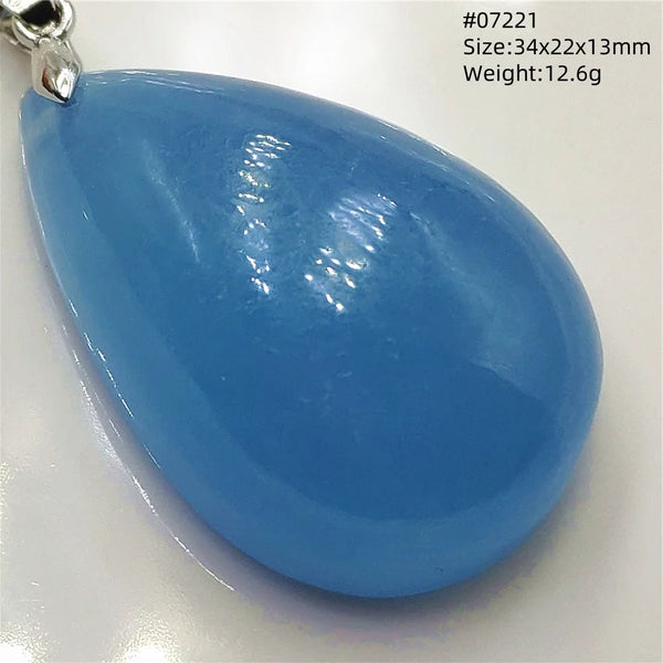 Blue Aquamarine Pendant-ToShay.org