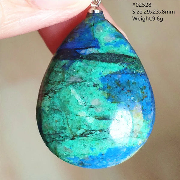 Blue Azulite Pendant-ToShay.org